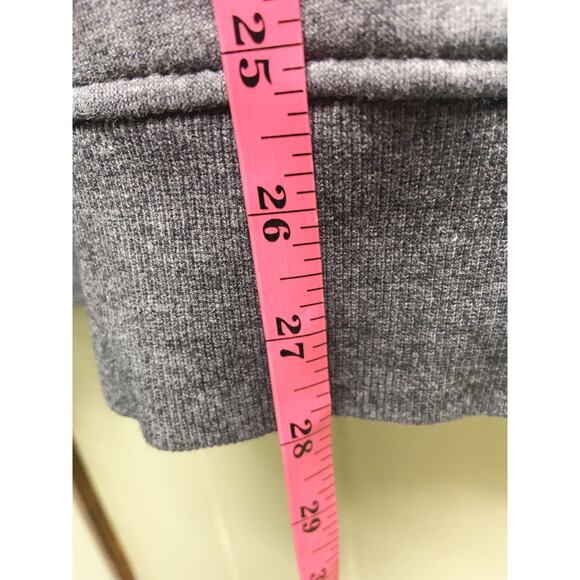 Michael Kors Mens 1/4 Zip Shoulder Spellout Gray Sweatshirt Size L - Picture 8 of 8